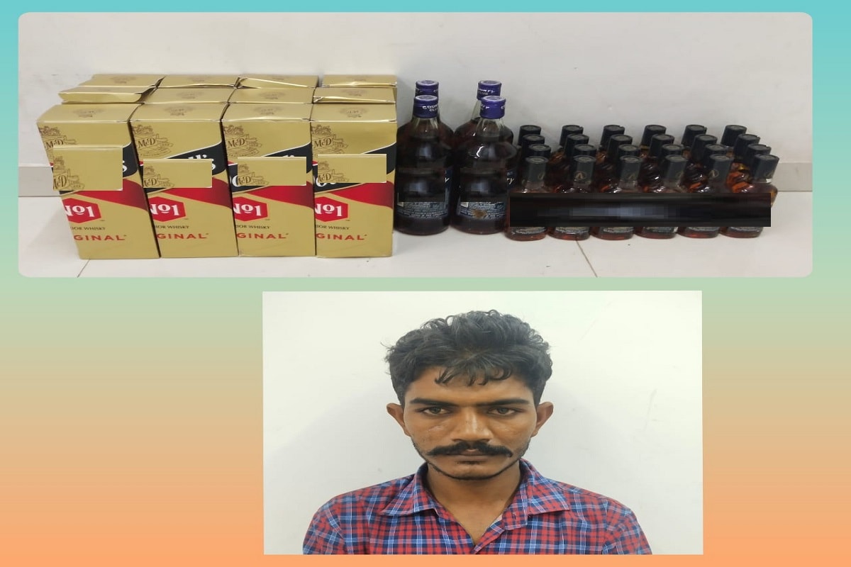 એ ડિવિઝન પોલીસ દ્વારા પણ જંગલેશ્વર વિસ્તારમાં રહેતા હુસેન કપડવંજી ને દારૂના 144 ચપલાને 72 ટીન સાથે ઝડપી પાડવામાં આવ્યો છે. ન્યુઝ 18 ગુજરાતી સાથેની વાતચીતમાં એ ડિવિઝન પોલીસ સ્ટેશનના પોલીસ ઇન્સ્પેક્ટર સી.જે જોષીએ જણાવ્યું હતું કે, એ ડિવિઝન પોલીસ સ્ટેશનના પીએસઆઈ જે.એમ ભટ્ટે તેમની ટીમના માણસોને બાતમી મળી હતી કે હુસેન નામનો શખ્સ રામનાથ પરા પાસેથી રિક્ષામાં દારૂનો જથ્થો લઈ તેની હેરાફેરી કરી રહ્યો છે જે બાતમી મળતા ની સાથે રામનાથપરામાં વોચ ગોઠવતા હુસેન વિદેશી દારૂના ચપલા તેમજ બીયરના ટીન સાથે ઝડપાઇ ગયો હતો. જે બાબતે ગુનો નોંધી તેના વિરુદ્ધ કાયદેસરની કાર્યવાહી કરવામાં આવી છે. એ ડિવિઝન પોલીસ દ્વારા પણ જંગલેશ્વર વિસ્તારમાં રહેતા હુસેન કપડવંજી ને દારૂના 144 ચપલાને 72 ટીન સાથે ઝડપી પાડવામાં આવ્યો છે. ન્યુઝ 18 ગુજરાતી સાથેની વાતચીતમાં એ ડિવિઝન પોલીસ સ્ટેશનના પોલીસ ઇન્સ્પેક્ટર સી.જે જોષીએ જણાવ્યું હતું કે, એ ડિવિઝન પોલીસ સ્ટેશનના પીએસઆઈ જે.એમ ભટ્ટે તેમની ટીમના માણસોને બાતમી મળી હતી કે હુસેન નામનો શખ્સ રામનાથ પરા પાસેથી રિક્ષામાં દારૂનો જથ્થો લઈ તેની હેરાફેરી કરી રહ્યો છે જે બાતમી મળતા ની સાથે રામનાથપરામાં વોચ ગોઠવતા હુસેન વિદેશી દારૂના ચપલા તેમજ બીયરના ટીન સાથે ઝડપાઇ ગયો હતો. જે બાબતે ગુનો નોંધી તેના વિરુદ્ધ કાયદેસરની કાર્યવાહી કરવામાં આવી છે.