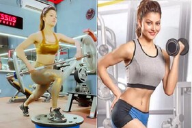 Urvashi Rautela: 50 કિલોનાં ડંબલ ઉચકીને કસરત કરતી જોવા મળી, VIDEO VIRAL