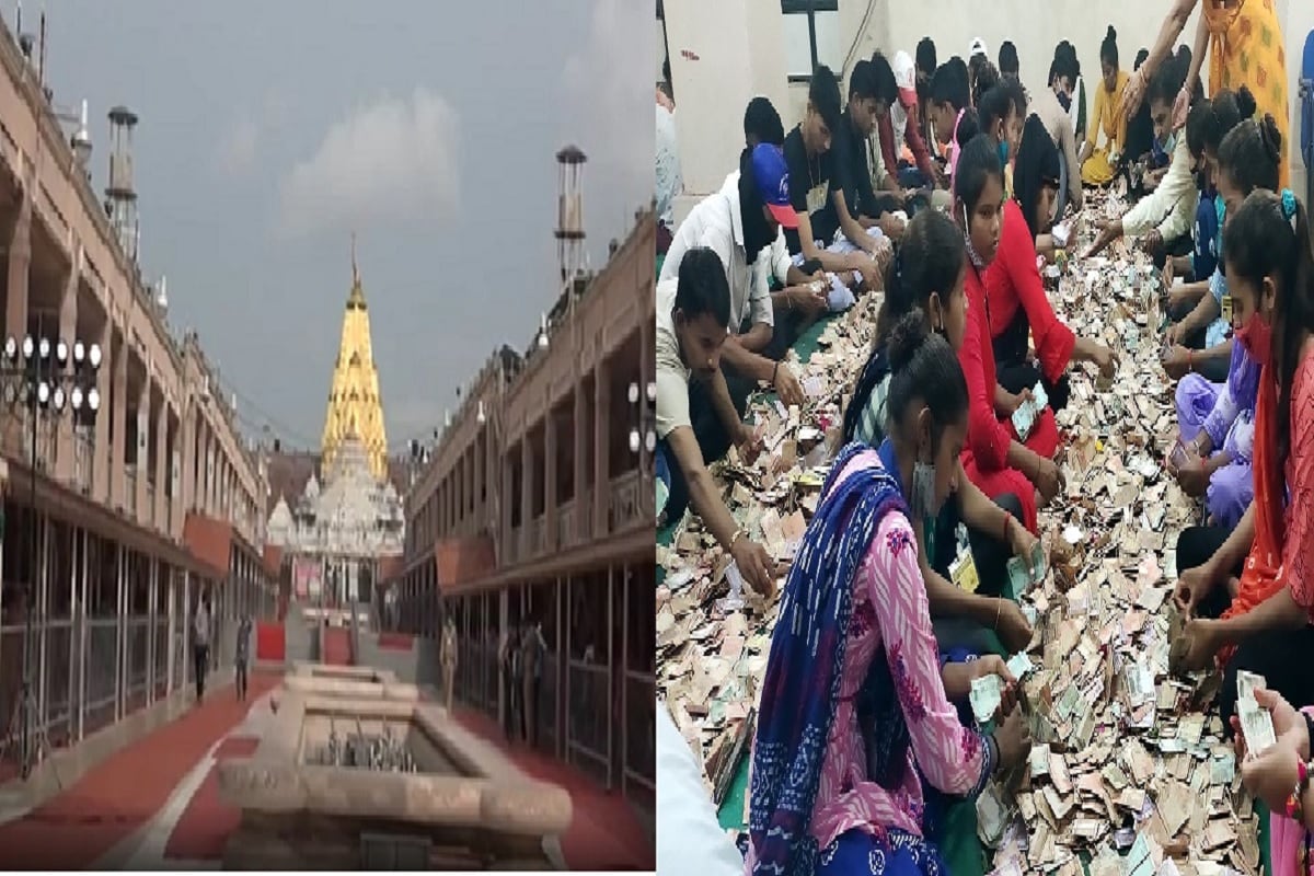 મહેન્દ્ર અગ્રવાલ, અંબાજી : યાત્રાધામ અંબાજી (Ambaji temple)માં ચાલુ વર્ષે ભાદરવીપૂનમનો મેળો (Bhadarvi Poonam Fair) બંધ રખાતા અંબાજી મંદિર ટ્રસ્ટને દાનની રકમમાં મોટી ખોટ પડી છે. દરવર્ષે 7 દિવસના મેળા દરમિયાન 25 થી 30 લાખ શ્રદ્ધાળુઓ અંબાજી મંદિરે (Ambaji Temple Fair)આવતા હોય છે, પરંતુ, ચાલુ વર્ષે કોરોનાની સંભવિત ત્રીજી લહેરને લઈ મેળો બંધ રખાયો હતો, પણ બાધા આખડી પુરી કરનારા શ્રદ્ધાળુઓ માટે મંદિર ખુલ્લું રાખવામાં આવ્યું હતુ. મહેન્દ્ર અગ્રવાલ, અંબાજી : યાત્રાધામ અંબાજી (Ambaji temple)માં ચાલુ વર્ષે ભાદરવીપૂનમનો મેળો (Bhadarvi Poonam Fair) બંધ રખાતા અંબાજી મંદિર ટ્રસ્ટને દાનની રકમમાં મોટી ખોટ પડી છે. દરવર્ષે 7 દિવસના મેળા દરમિયાન 25 થી 30 લાખ શ્રદ્ધાળુઓ અંબાજી મંદિરે (Ambaji Temple Fair)આવતા હોય છે, પરંતુ, ચાલુ વર્ષે કોરોનાની સંભવિત ત્રીજી લહેરને લઈ મેળો બંધ રખાયો હતો, પણ બાધા આખડી પુરી કરનારા શ્રદ્ધાળુઓ માટે મંદિર ખુલ્લું રાખવામાં આવ્યું હતુ.