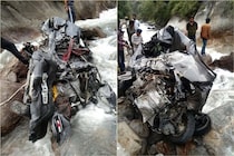 PHOTOS: કાર 500 મીટર ઊંડી ખીણમાં ખાબકી, માતા-પિતા અને દીકરીનું મોત, મહિલાની શોધખોળ ચાલુ