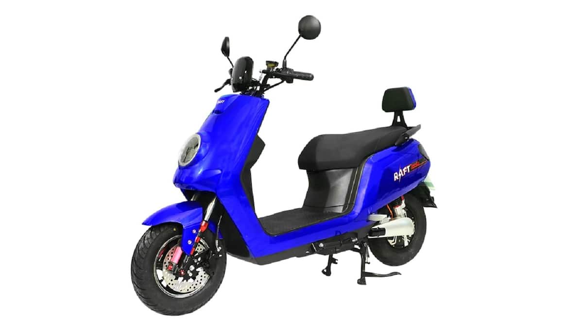 raft motors first electric scooter maximum range run 480 km single charge gh kb News18 Gujarati