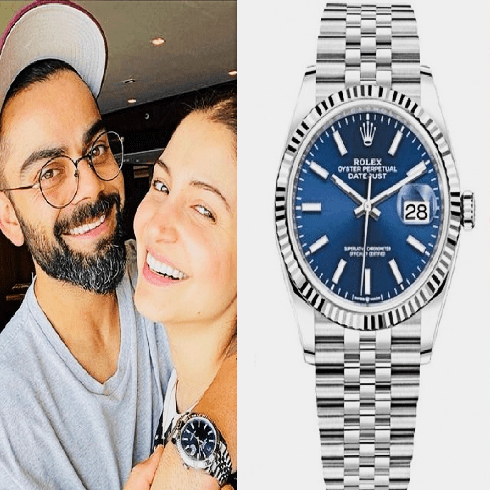 વિરાટ કોહલીને પણ છે મોંઘી ઘડિયાળનો શોખ (Virat Kohli loves expensive watch) વિરાટ કોહલીને પણ મોંઘી ઘડિયાળનો શોખ છે. પૂર્વ T20I કેપ્ટન વિરાટ કોહલી (Virat Kohli) સૌથી મોંઘા ખેલાડીમાંથી એક છે. ફોર્બ્સના લિસ્ટમાં વિરાટ કોહલી વાર્ષિક રૂ. 196 કરોડની આવક સાથે સૌથી અમીર ક્રિકેટર છે. વિરાટ કોહલીને પણ છે મોંઘી ઘડિયાળનો શોખ (Virat Kohli loves expensive watch) વિરાટ કોહલીને પણ મોંઘી ઘડિયાળનો શોખ છે. પૂર્વ T20I કેપ્ટન વિરાટ કોહલી (Virat Kohli) સૌથી મોંઘા ખેલાડીમાંથી એક છે. ફોર્બ્સના લિસ્ટમાં વિરાટ કોહલી વાર્ષિક રૂ. 196 કરોડની આવક સાથે સૌથી અમીર ક્રિકેટર છે.