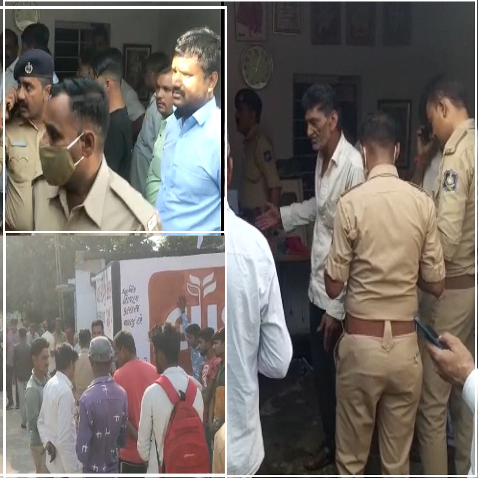 આનંદ જયસ્વાલ, બનાસકાંઠા: બનાસકાંઠાના (Banaskantha news) શિહોરી ગામમાં આજે દિનદહાડે દાદી પૌત્રની (grand mother and son murder) હત્યા થઇ હોવાની ઘટના સામે આવી છે. રહેણાંક મકાનમાં દાદી પૌત્ર ની નિર્મમ હત્યા કરી (murder case) અજાણ્યા શખ્સો ફરાર થઈ જતા બનાવને પગલે શિહોરી પોલીસ (shihori police) સહિત ડોગ સ્કોડ (Dog scode) અને એફએસએલની ટીમ (FSL team) ઘટના સ્થળે પહોંચી અજાણ્યા હત્યારાઓનું પગેરુ શોધવાના પ્રયાસો હાથ ધર્યા છે. આનંદ જયસ્વાલ, બનાસકાંઠા: બનાસકાંઠાના (Banaskantha news) શિહોરી ગામમાં આજે દિનદહાડે દાદી પૌત્રની (grand mother and son murder) હત્યા થઇ હોવાની ઘટના સામે આવી છે. રહેણાંક મકાનમાં દાદી પૌત્ર ની નિર્મમ હત્યા કરી (murder case) અજાણ્યા શખ્સો ફરાર થઈ જતા બનાવને પગલે શિહોરી પોલીસ (shihori police) સહિત ડોગ સ્કોડ (Dog scode) અને એફએસએલની ટીમ (FSL team) ઘટના સ્થળે પહોંચી અજાણ્યા હત્યારાઓનું પગેરુ શોધવાના પ્રયાસો હાથ ધર્યા છે.