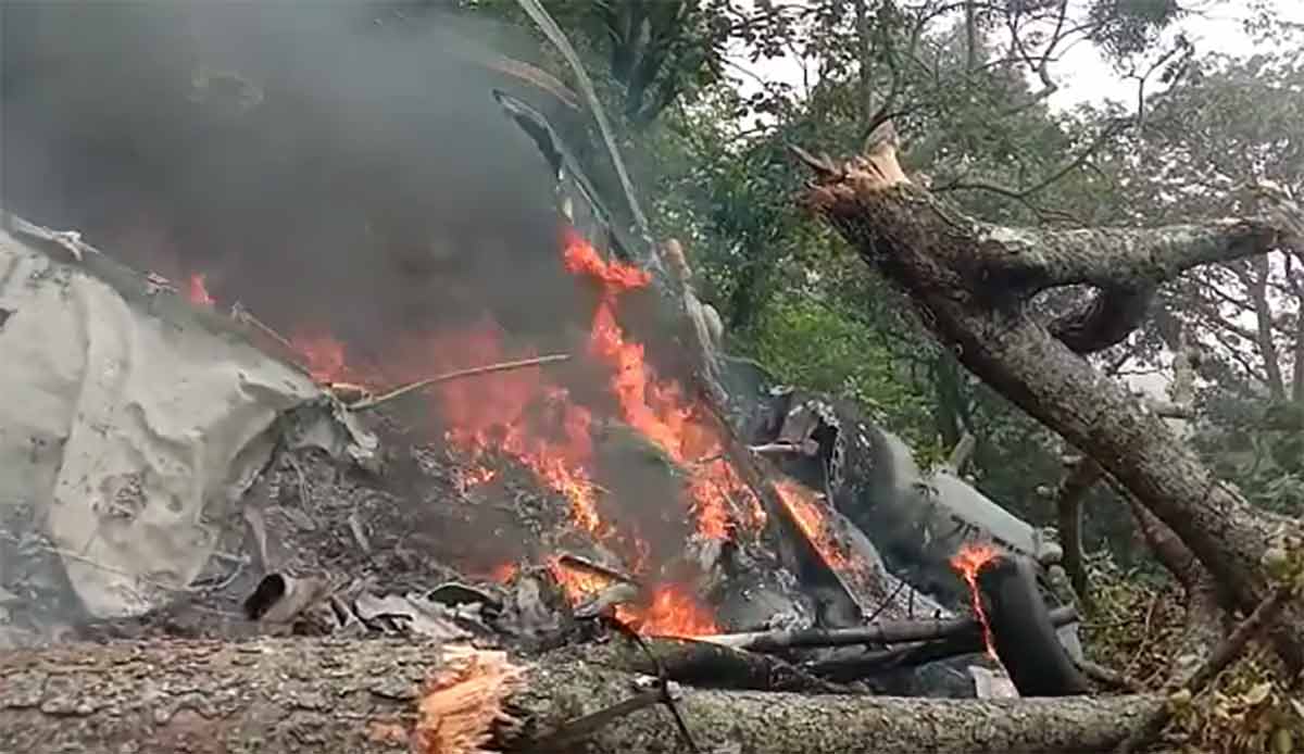 CDS Bipin Rawat Chopper Crash