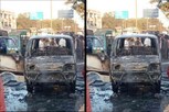 Ahmedabad: ઓઢવમાં ચાલુ કારમાં આગ લાગી, લોકોનાં જીવ અદ્ધર થયા