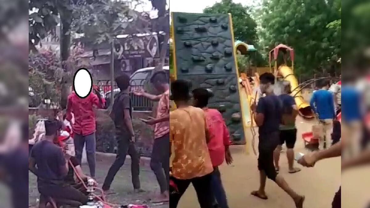 Video of a hookah bar in a public garden in Ahmedabad goes viral