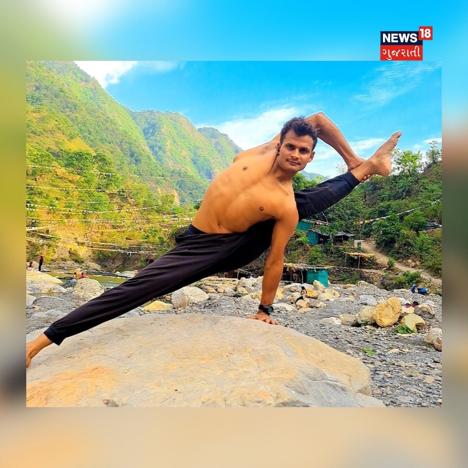 The youngest yoga instructor in India Yoga Expert Uttam Agrahari