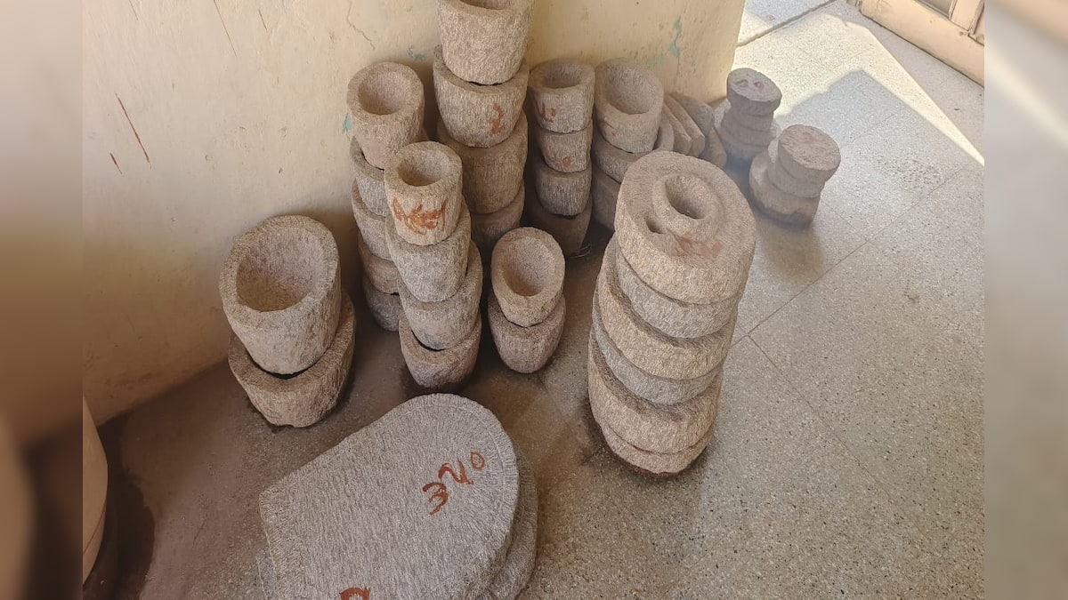 have a look Stone kitchen utensils are made in Rajula in Amreli aga