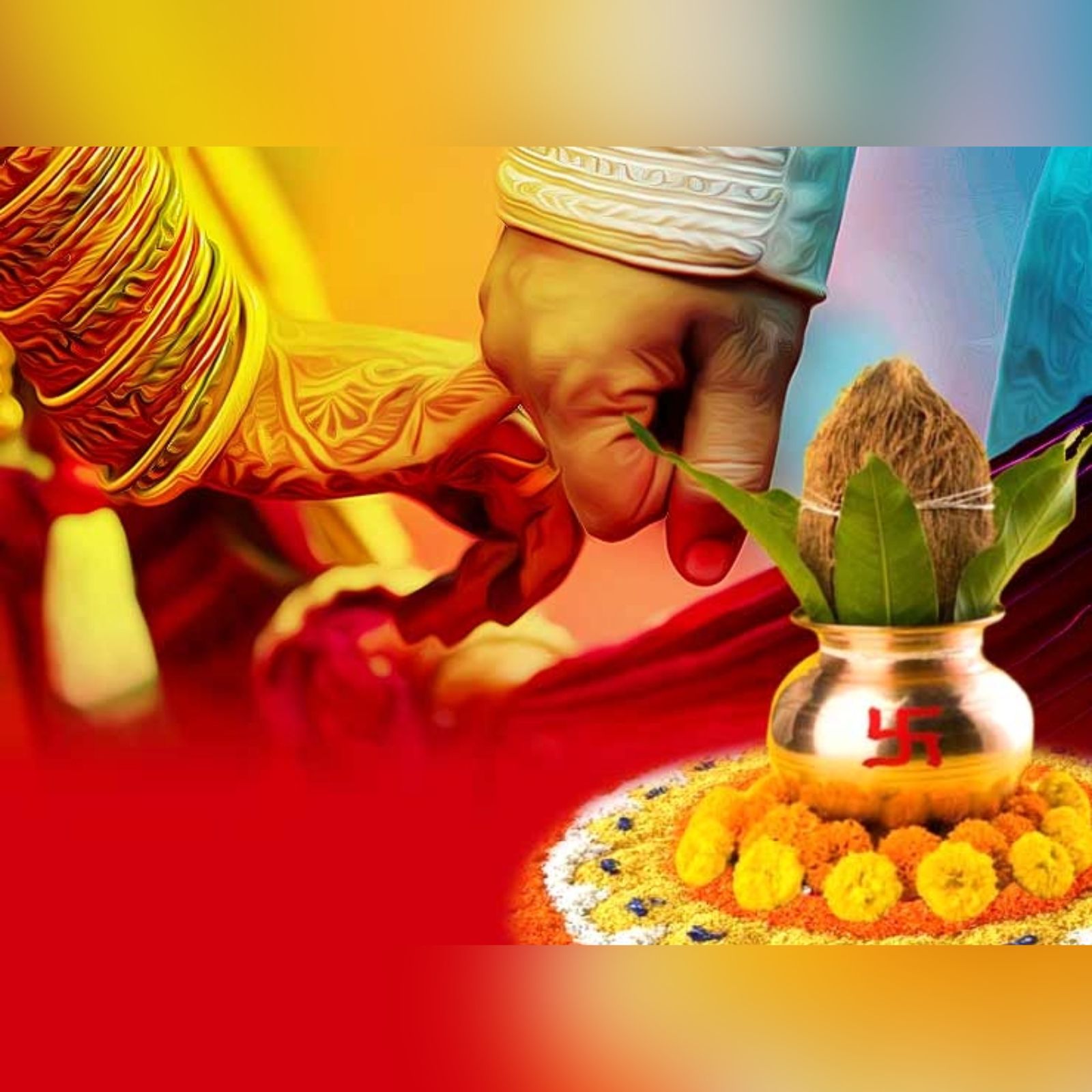  પ્રજાપત્ય વિવાહ: આ પ્રકારના લગ્નમાં પિતા એ કહી પોતાની પુત્રીનું કન્યા દાન કરે છે, 'તમે બંને સાથે મળીને ગૃહસ્થ ધર્મનું પાલન કરો'. આ પ્રકારના લગ્નને પ્રજાપત્ય વિવાહ કહેવાય છે. મહર્ષિ યાજ્ઞવલ્ક્ય અનુસાર, આ પ્રકારના લગ્નથી જન્મેલા બાળકો ધર્મનિષ્ઠ હોય છે અને તેમની પેઢીઓની ખ્યાતિમાં વધારો કરે છે.