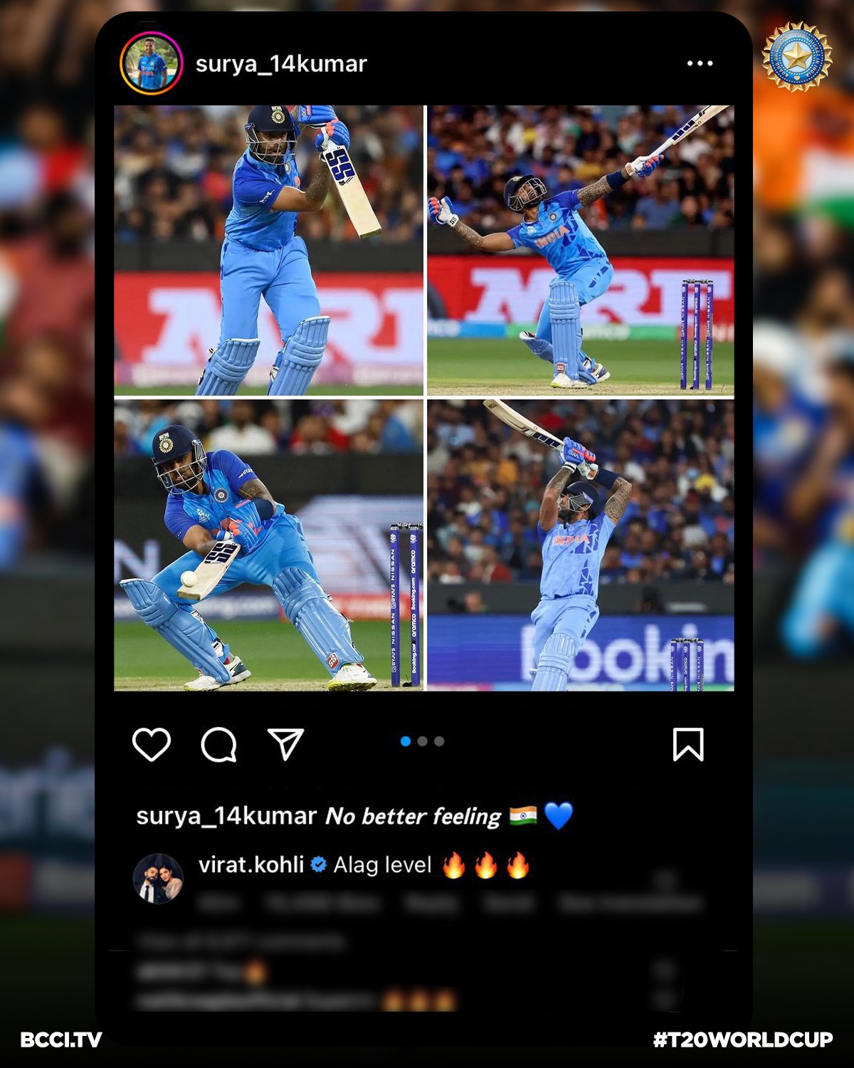 cricket t20 world cup virat kohli gave such an reply on suryakumar yadav post won hearts of crores of fans 