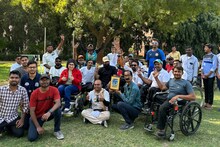 Ahmedabad: ભારતની વ્હીલચેર ક્રિકેટ ટીમે IIMની પીચ પર બોલાવી સટાસટી, જૂઓ VIDEO