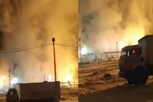 રશિયાની ઓઈલ રિફાઈનરીમાં બ્લાસ્ટ પછી ભીષણ આગ