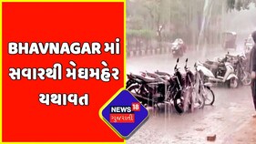 Bhavnagar માં સવારથી મેઘમહેર યથાવત