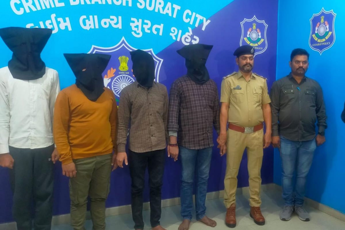 સુરત ક્રાઇમ બ્રાંચને મોટી સફળતા: બિહારના ગેંગવોરમાં 5 લોકોની હત્યા કરનાર ગેંગનાં સાગરીતો ઝડપાયા