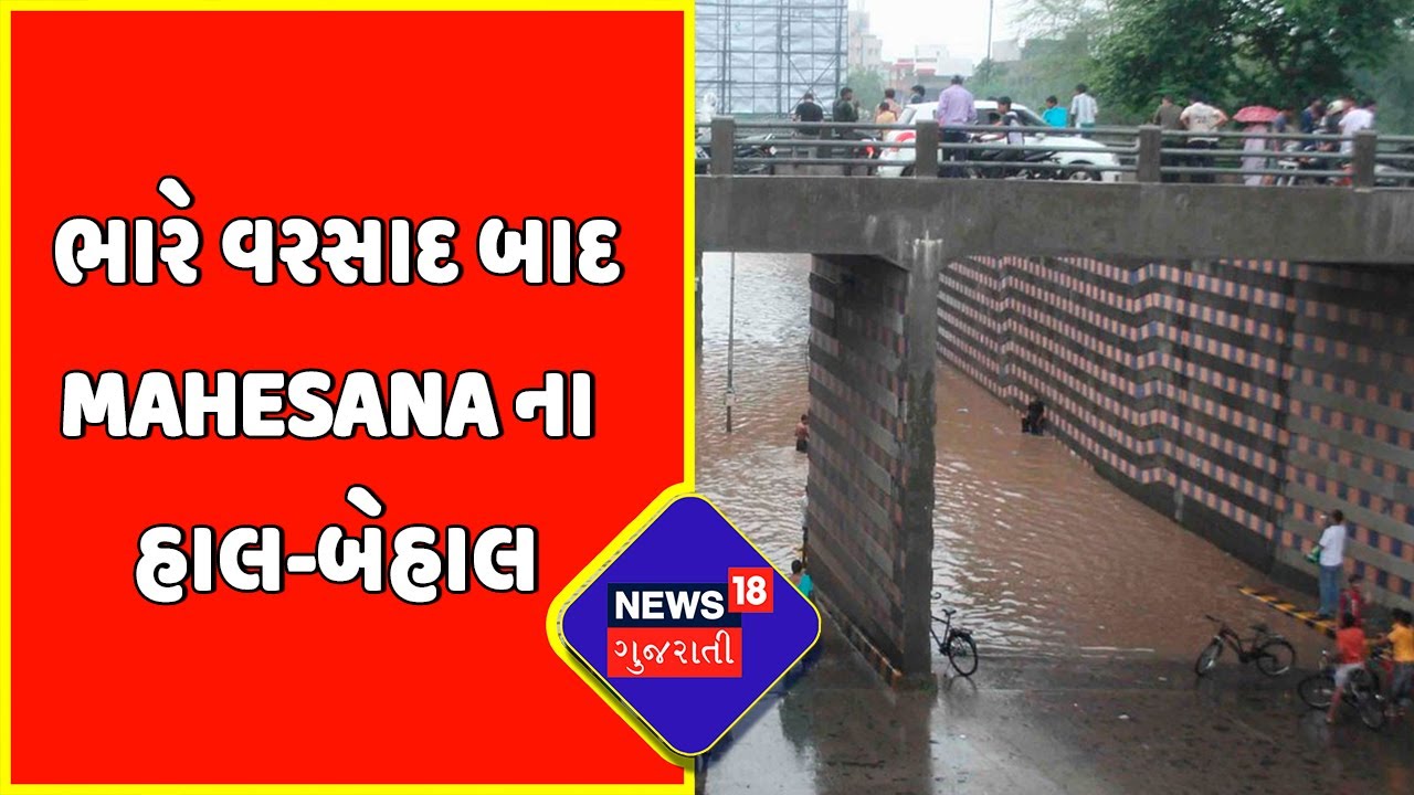 Mehsana Rain Update : ભારે વરસાદ બાદ Mehsana ના હાલ-બેહાલ | Gujarat Rain