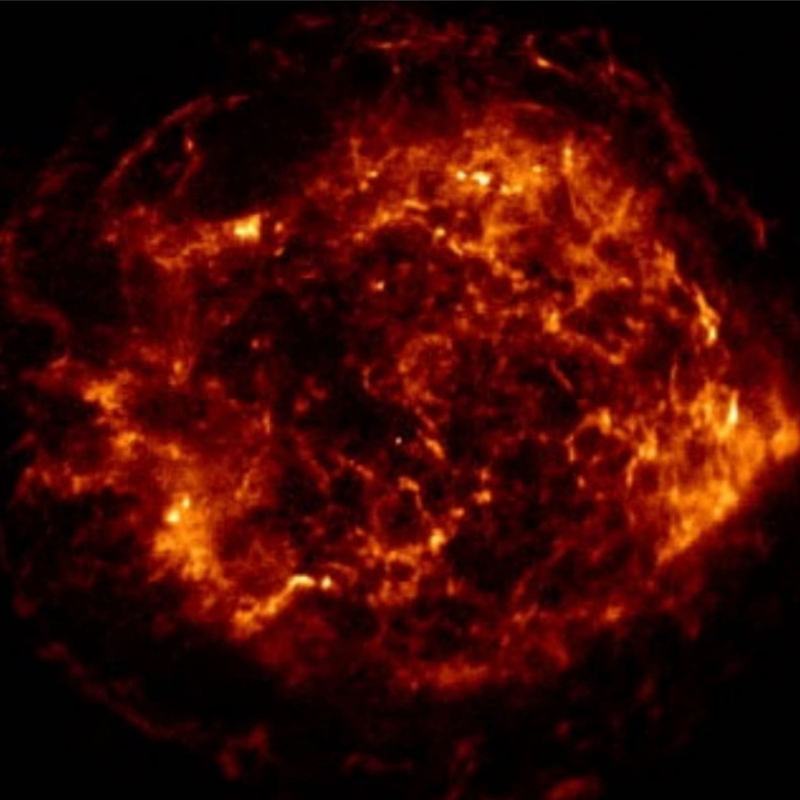 Space scientists are still unable to decide whether it is a star or a supernova.