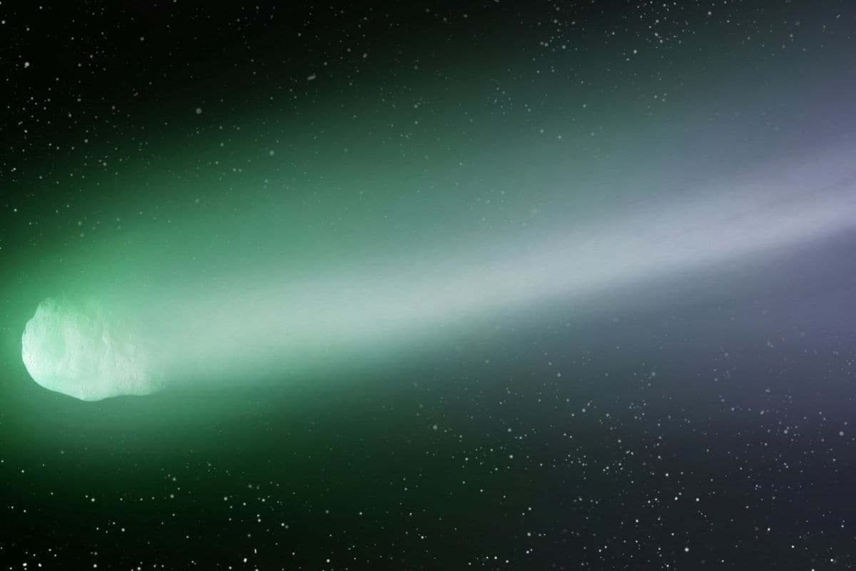 once in 50 thousand year green comet size when where all details