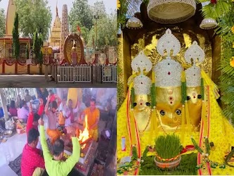  ઉજ્જૈનના પ્રસિદ્ધ મહાકાલેશ્વર મંદિરથી લગભગ સો કિમી દૂર ઈશાન ખૂણામાં આવેલ આગર માલવા જિલ્લામાં છે. જિલ્લા મુખ્યાલયથી લગભગ 30 કિમી દૂર નલખેડામાં લખુન્દર નદીના તટ પર પૂર્વી દિશામાં વિરાજમાન છે મા બગલામુખી. મંદિરની નજીકનું એરપોર્ટ ઈન્દોર છે. તેનુ અંતર ઉજ્જૈનથી આવવા પર 160 કિમી પડે છે. આ ઉપરાંત નલખેડા પહોંચવા માટે નજીકનું રેલવે સ્ટેશન ઉજ્જૈન છે. અહીંથી મંદિરનું અંતર 100 કિમી છે. આગર માલવા જિલ્લા ઈન્દોર અને ઉજ્જૈન ઉપરાંત ભોપાલ, કોટા અને અન્ય શહેરોથી રોડ માર્ગ જઈ શકાશે.