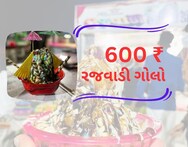 Mehsana: Rajwadi Thath Gola will captivate your mind, you will not have eaten so many varieties in one gola, watch VIDEO