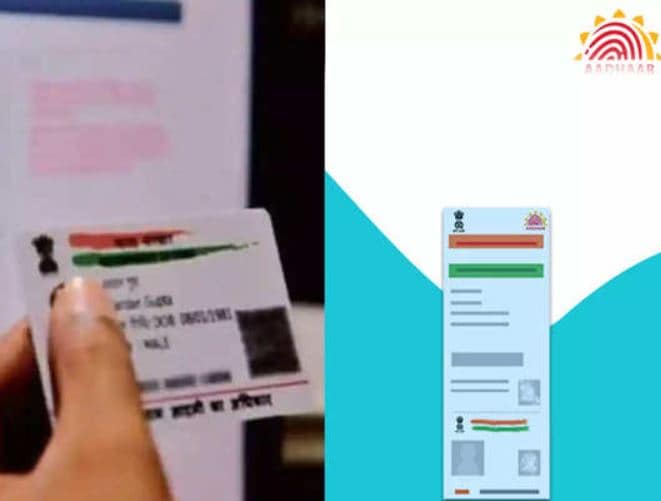 બ્લુ આધાર કાર્ડ શું છે?