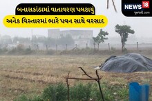 બપોર બાદ ઉત્તર ગુજરાતના વાતાવરણમાં પલટો, બનાસકાંઠા, મહેસાણા સહિત પાટણ જિલ્લામાં કમોસમી વરસાદ