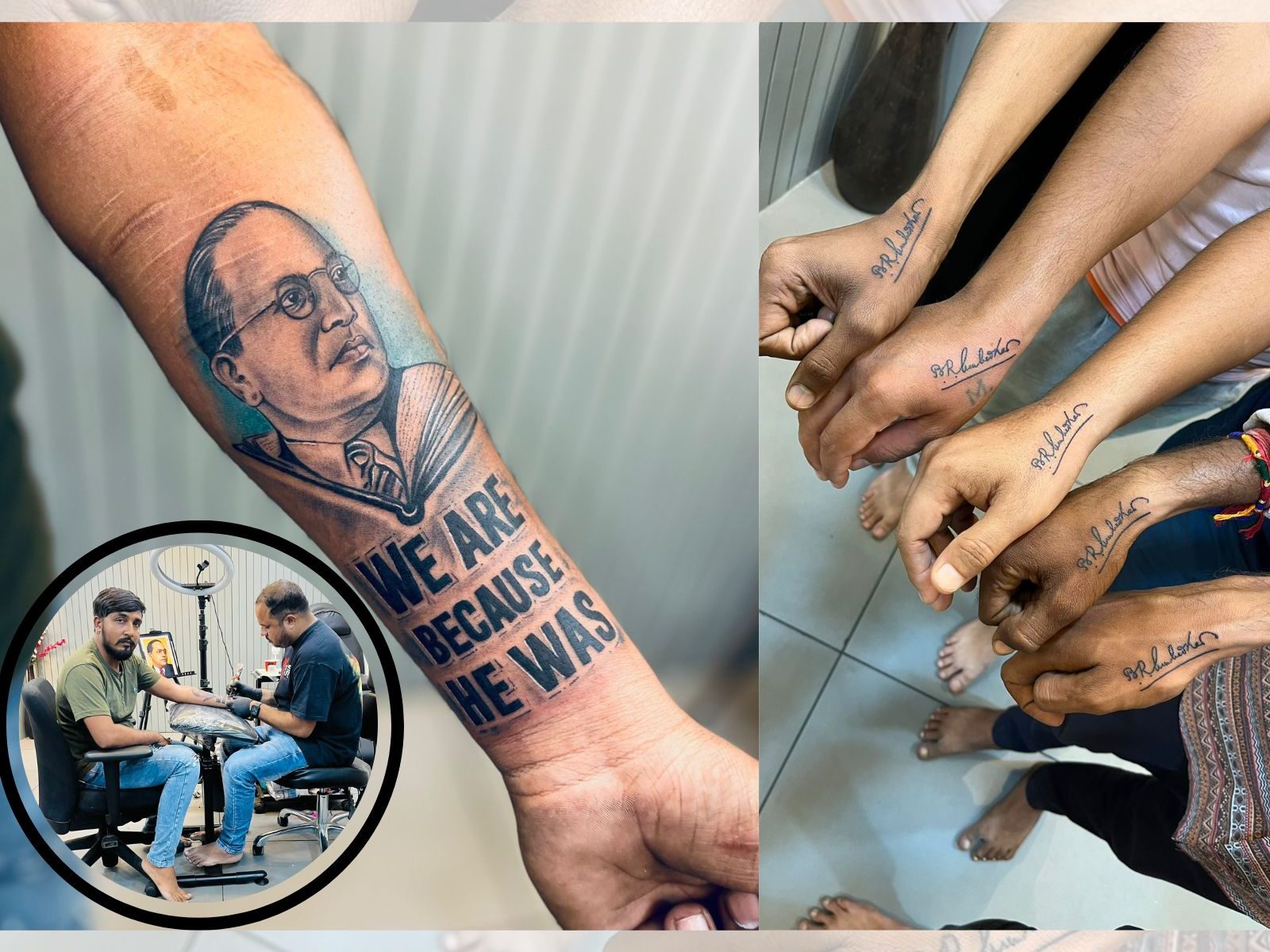 Dr Babasaheb Ambedkar Temporary Tattoo Sticker  OhMyTat