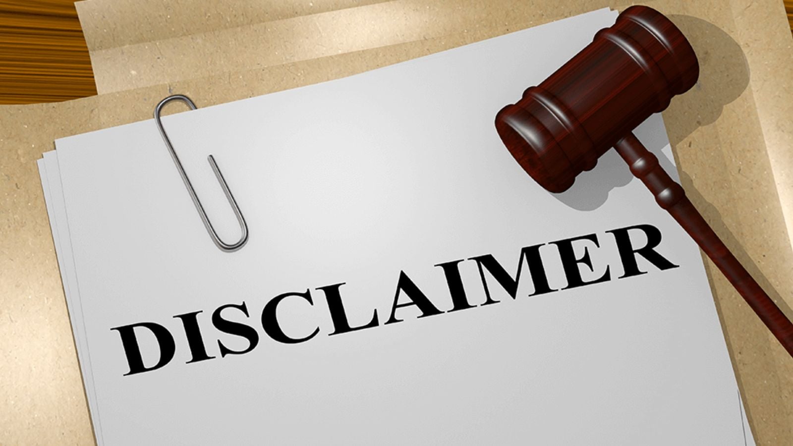 disclaimer