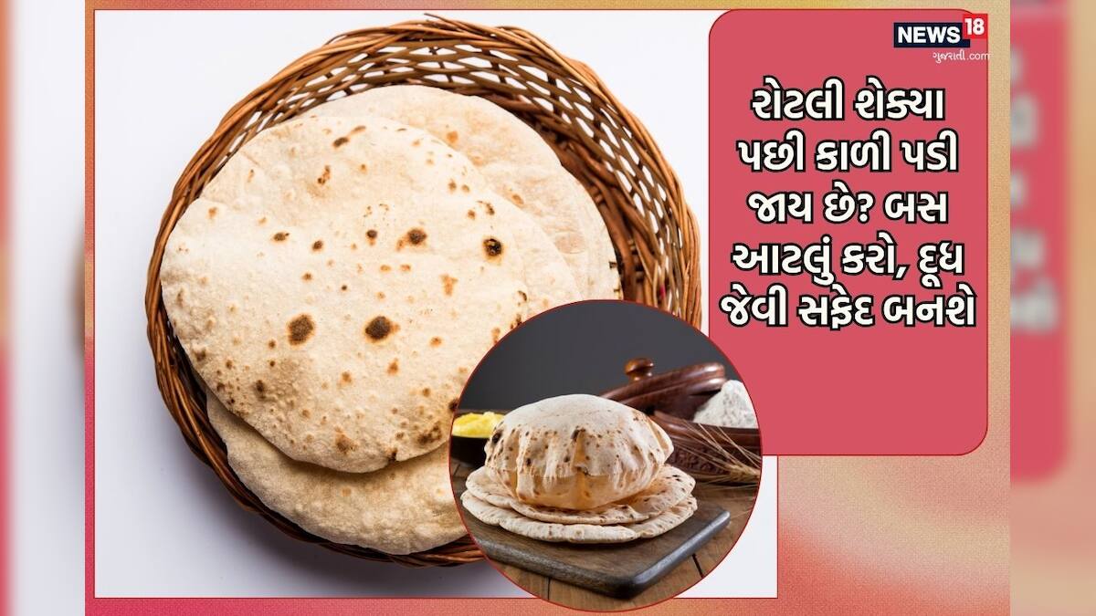 Wihte Roti how to make soft and white roti - રોટલી દૂધ જેવી સફેદ બનશે! લોટ બાંધતી ...