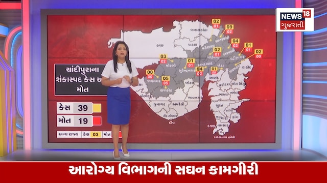 ગુજરાતમાં ચાંદીપુરા વાયરસનો કહેર ગુજરાતમાં ચાંદીપુરા વાયરસનો કહેર