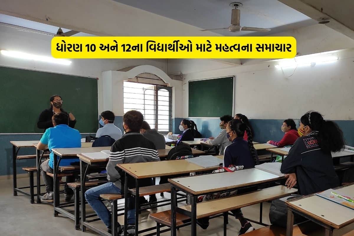 ધોરણ 10 અને 12ના વિદ્યાર્થીઓ માટે મહત્વના સમાચાર, બોર્ડની પરીક્ષાના ફોર્મ  આજથી ભરવાના શરૂ - Important news for class 10th and 12th students, form  filling of board exam starts from ...