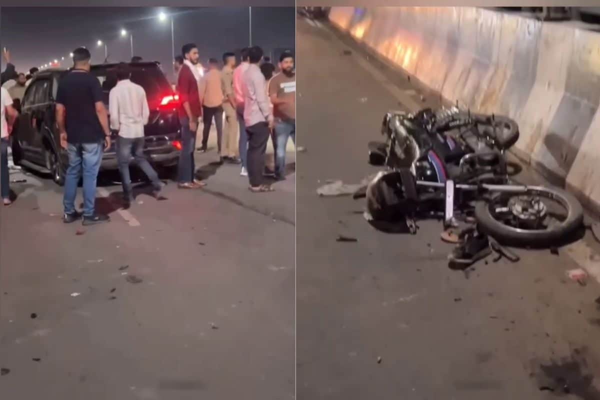 Speeding car crashes into several vehicles on Outer Ring Road in Surat; two dead