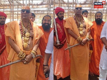 Unique Baba arrived in Gujarat