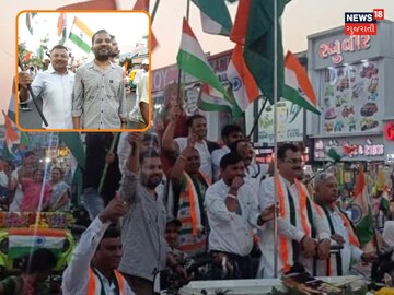 The notorious accused appeared in the BJP's Tiranga Yatra 