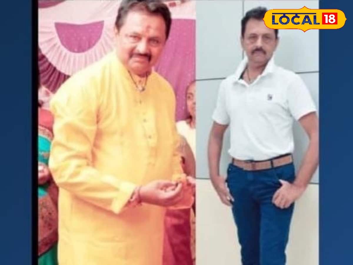 Obesity Free Gujarat Rajkots Rangoli Artist DR Dr. Pradeep Dave lost 33 kg in 3 months.