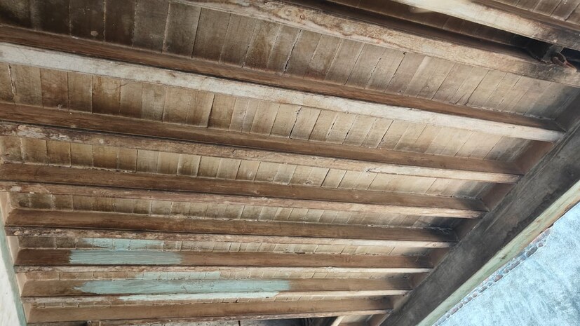 Amreli historic houses wooden two story structures disappearing art