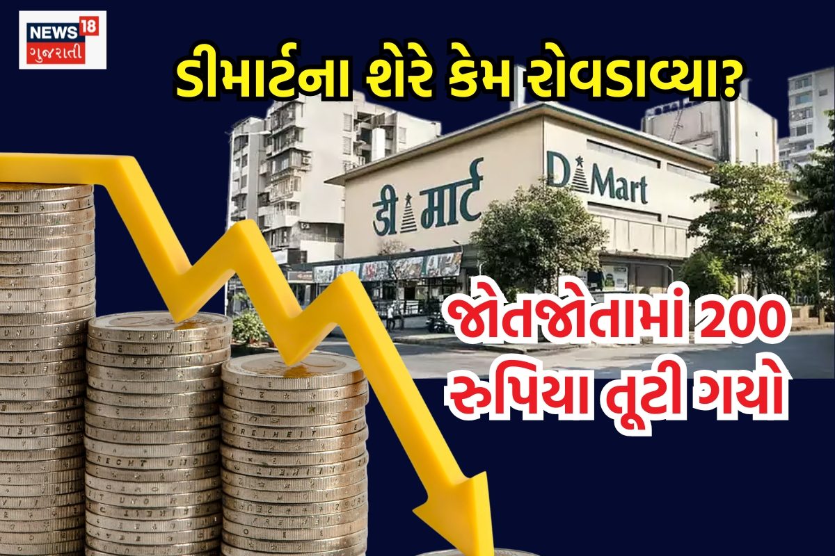 ડીમાર્ટ ના શેરોમાં ₹ 634 કરોડની મોટી બ્લોક ડીલ, સ્ટોકમાં 6%નો ઘટાડો.
