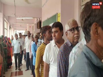 Voting for Gram Panchayat elections 