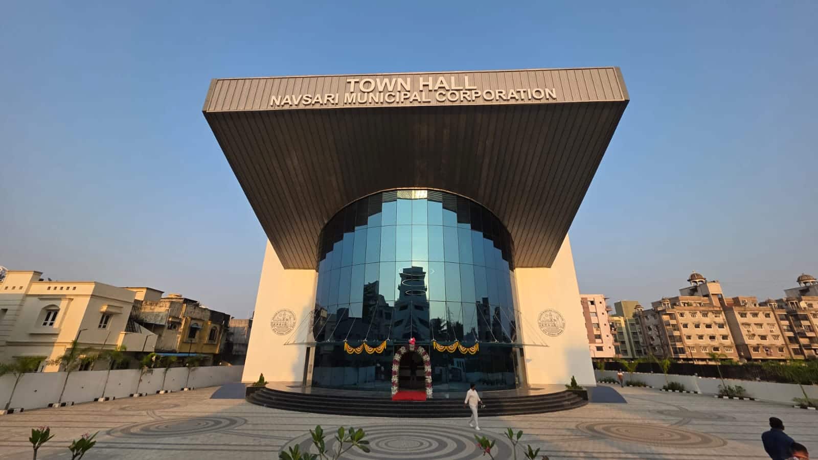 Navsari Town Hall steel framework