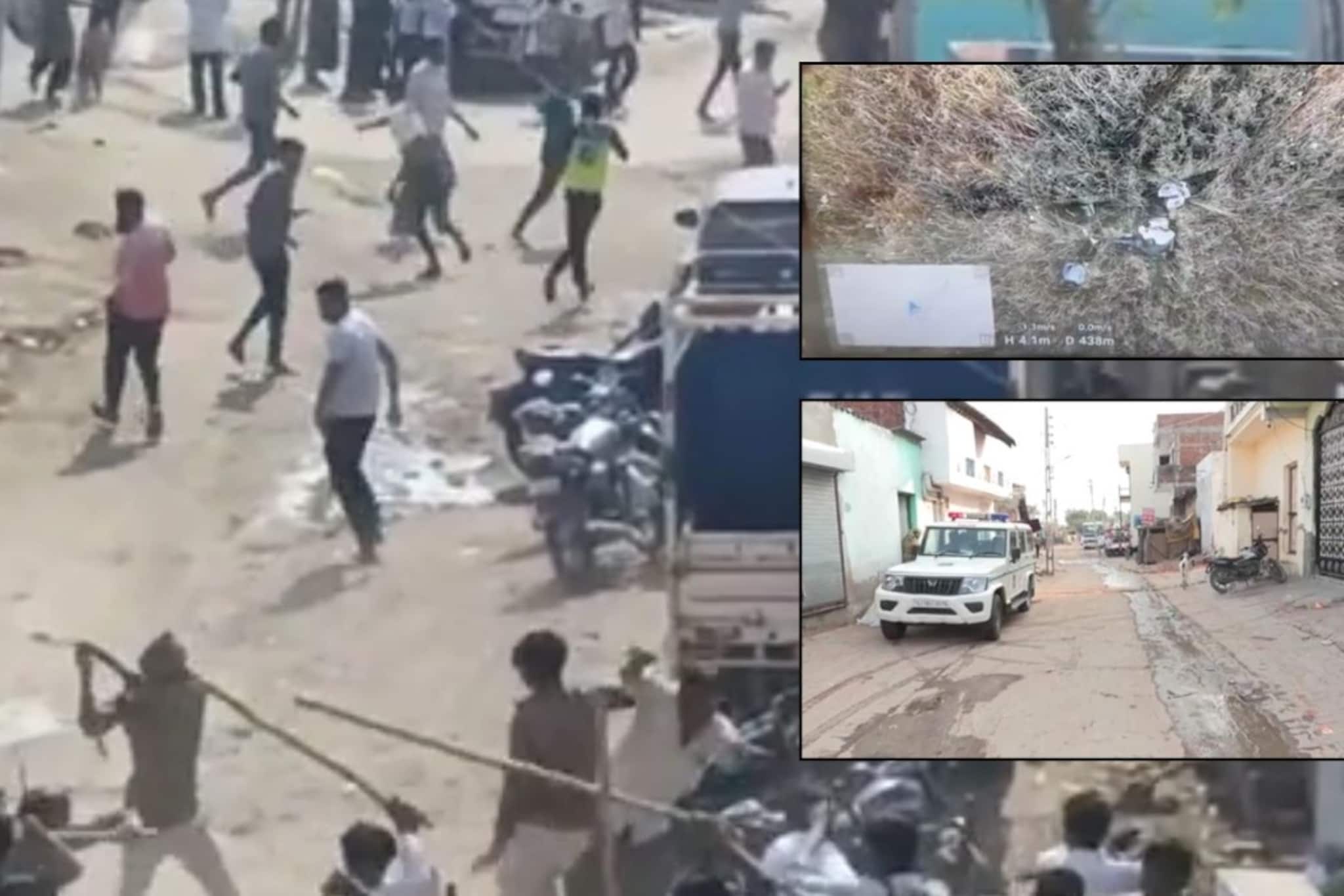 group clash, જૂથ અથડામણ, village violence, ગામમાં હિંસા, stone pelting, પથ્થરમારો, police action, પોલીસ કાર્યવાહી | અમદાવાદ - News18 ગુજરાતી
