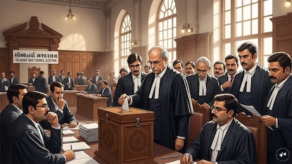 બાર કાઉન્સિલ ઓફ ગુજરાતની ચૂંટણી (AI ફોટો)