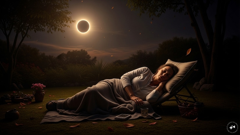 ગ્રહણ ફક્ત લોકોને ડરાવવા માટે જ નથી, પણ આપણી આધ્યાત્મિક શક્તિ વધારવા માટે પણ છે. શાસ્ત્રો અનુસાર, ગ્રહણ દરમિયાન જાગતા રહેવાથી અને ભગવાનનું નામ કે મંત્રોનો જાપ કરવાથી સામાન્ય દિવસો કરતાં પણ વધુ લાભ મળે છે. જો તમે સૂઈ જાઓ છો, તો તમે આ અત્યંત શક્તિશાળી સમય ગુમાવો છો. જાગતા રહેવાથી મન સતર્ક રહે છે, અને ભગવાનનું નામ જાપ કરવાથી તમારી આસપાસ એક રક્ષણાત્મક વર્તુળ બને છે.