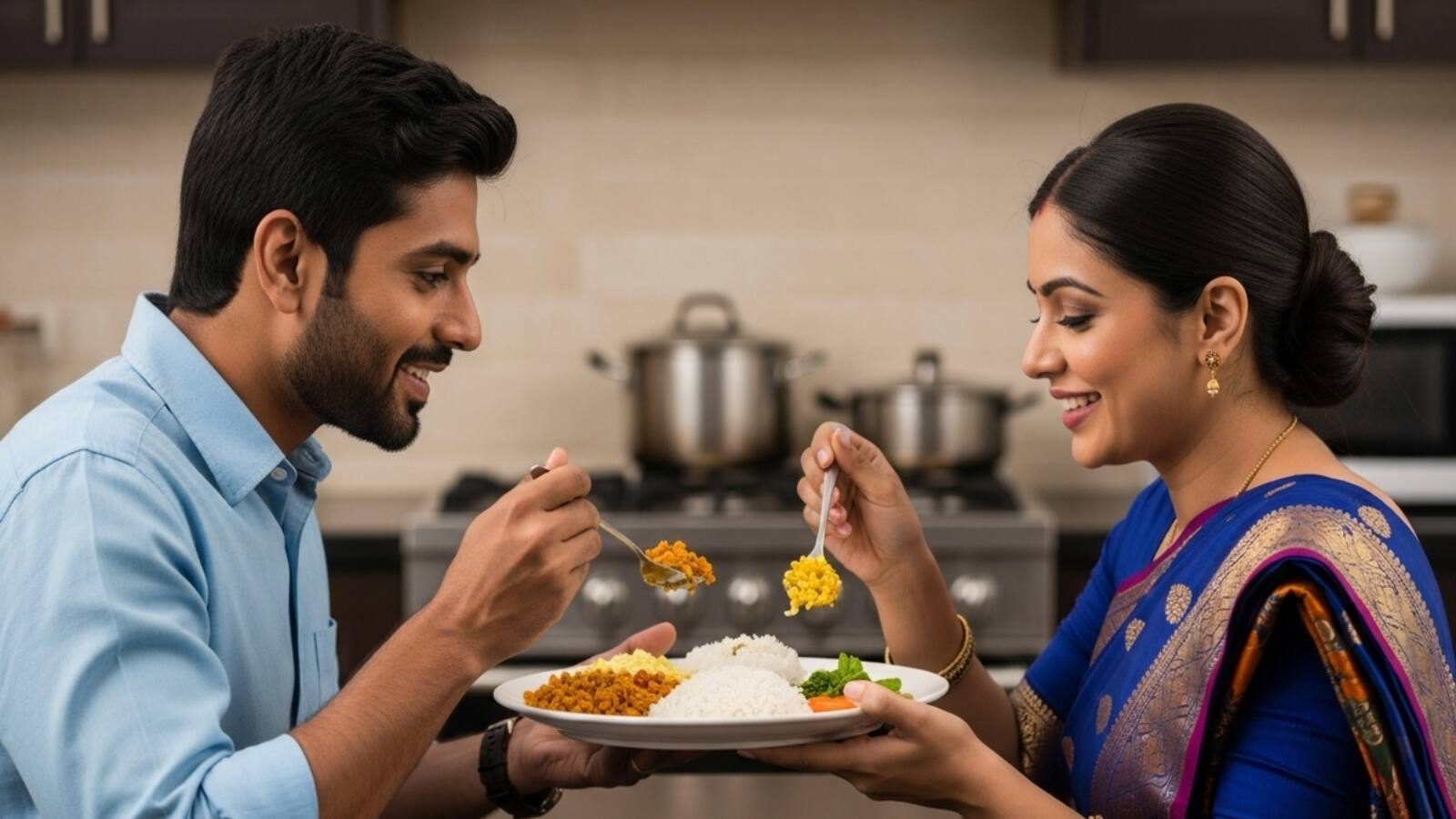 Vastu Tips For Couples: જો પતિ-પત્ની એક થાળીમાં ભોજન કરતા હોવ તો આજે જ બંધ કરી દો, કારણ જાણી નવાઈ લાગશેજો પતિ-પત્ની એક થાળીમાં ભોજન કરતા હોવ તો આજે જ ...