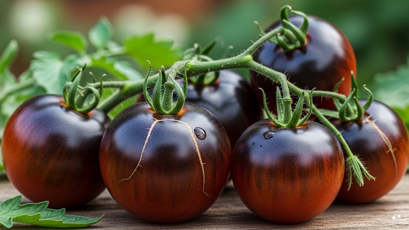  બ્લડ પ્રેશર કંટ્રોલમાં મદદરૂપ: કાળા ટામેટામાં એન્ટીઓક્સિડન્ટ, વિટામિન અને મિનરલ્સ ભરપૂર હોય છે. તેનો સેવન કરવાથી બ્લડ પ્રેશર નિયંત્રિત રહે છે, કારણ કે તે રક્તવાહિનીઓ પર પડતો દબાણ ઓછો કરે છે. સાથે જ, તે રક્તમાં શુગરનું પ્રમાણ પણ સંતુલિત રાખે છે. કાળા ટામેટામાં એવા એન્ટીઓક્સિડન્ટ હોય છે, જે પેનક્રિયાસને યોગ્ય રીતે કામ કરવા માટે મદદ કરે છે. એટલે, જો રક્તમાં ગ્લુકોઝનું પ્રમાણ વધે તો પેનક્રિયાસમાંથી બનતા હોર્મોન્સ શરીરને સંતુલિત રાખવામાં મદદ કરે છે.