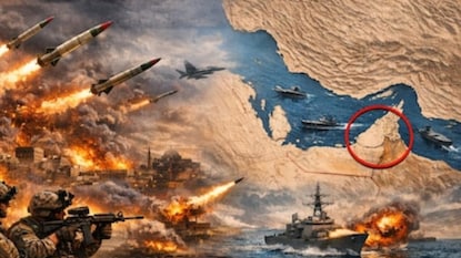 ઈરાની મિસાઈલ હુમલાના અહેવાલો પછી મનામામાં ધુમાડો ફેલાયો. (ફોટો: રોઇટર્સ) ઈરાની મિસાઈલ હુમલાના અહેવાલો પછી મનામામાં ધુમાડો ફેલાયો. (ફોટો: રોઇટર્સ)