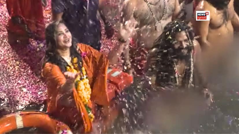 સોશિયલ મીડિયામાં વાયરલ થયેલા વીડિયોમાં ભારતી આશ્રમમાં કીર્તિ પટેલ ભજન સાંભળતી દેખાઈ રહી છે. કીર્તિ તેના સાથીદારો સાથે ડાયરાના કલાકારો તેમજ હરીહરાનંદ બાપુ પર ચલણી નોટો ઉડાવતી દેખાઈ રહી છે. નોંધનીય છે કે, સુરતની લેડી ડોન અને વિવાદાસ્પદ ચહેરો કીર્તિ પટેલ ફરીથી ચર્ચામાં આવી છે. જૂનાગઢ મહાશિવરાત્રિના છેલ્લા દિવસે એટલે કે, રવિવારે (15મી ફેબ્રુઆરી) રાતે મેળામાં મૃગીકુંડમાં કીર્તિ પટેલે ડૂબકી લગાવતા વિવાદ સર્જાયો છે. મહિલા પોલીસે કીર્તિ પટેલને મૃગીકુંડમાંથી બહાર કાઢી હતી. મૃગીકુંડમાં સ્નાન બાદ કીર્તિ પટેલે જાહેરમાં કહ્યું છે કે, 'હું સનાતની છું, હું તો સ્નાન કરીશ જ.' બીજી બાજુ કીર્તિ પટેલના આવવાથી સાધુસંતો ભારે ગુસ્સે ભરાયા છે. સોશિયલ મીડિયામાં વાયરલ થયેલા વીડિયોમાં ભારતી આશ્રમમાં કીર્તિ પટેલ ભજન સાંભળતી દેખાઈ રહી છે. કીર્તિ તેના સાથીદારો સાથે ડાયરાના કલાકારો તેમજ હરીહરાનંદ બાપુ પર ચલણી નોટો ઉડાવતી દેખાઈ રહી છે. નોંધનીય છે કે, સુરતની લેડી ડોન અને વિવાદાસ્પદ ચહેરો કીર્તિ પટેલ ફરીથી ચર્ચામાં આવી છે. જૂનાગઢ મહાશિવરાત્રિના છેલ્લા દિવસે એટલે કે, રવિવારે (15મી ફેબ્રુઆરી) રાતે મેળામાં મૃગીકુંડમાં કીર્તિ પટેલે ડૂબકી લગાવતા વિવાદ સર્જાયો છે. મહિલા પોલીસે કીર્તિ પટેલને મૃગીકુંડમાંથી બહાર કાઢી હતી. મૃગીકુંડમાં સ્નાન બાદ કીર્તિ પટેલે જાહેરમાં કહ્યું છે કે, 'હું સનાતની છું, હું તો સ્નાન કરીશ જ.' બીજી બાજુ કીર્તિ પટેલના આવવાથી સાધુસંતો ભારે ગુસ્સે ભરાયા છે.