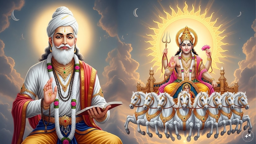  વૈદિક જ્યોતિષશાસ્ત્રમાં, સૂર્યને આત્મા, પિતા, આત્મવિશ્વાસ, આરોગ્ય, સરકારી નોકરી, નેતૃત્વ અને ખ્યાતિનો કારક માનવામાં આવે છે, જ્યારે ગુરુને જ્ઞાન, શિક્ષણ, ભાગ્ય, સંપત્તિ, બાળકો, લગ્ન, ધર્મ અને બાળ સુખનો કારક માનવામાં આવે છે. તેથી, આ બે ગ્રહોની યુતિથી બનવાવાળો નવપંચમ રાજયોગ અમુક રાશિઓ માટે ફાયદાકારક સાબિત થઈ શકે છે.