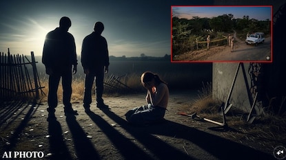 મહિલા સાથે ગેંગરેપ (AI PHOTO)