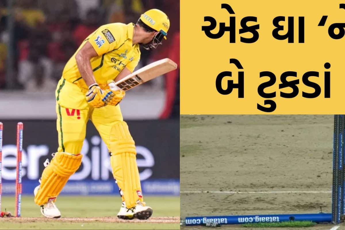 VIDEO: એક બોલના લીધે CSK હારી ગયું મેચ, સાકિબે એવો બોલ ફેંક્યો કે સ્ટમ્પના બે ટુકડાં થઈ ગયાં