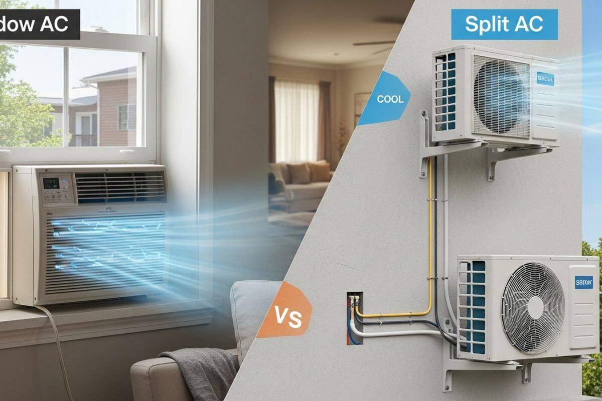 Window AC vs split AC: વિન્ડો અને સ્પ્લિટ એસી, આ બંનેમાંથી કયું એસી ખરીદવું ફાયદાકારક? જાણો દરેક માહિતી વિશે