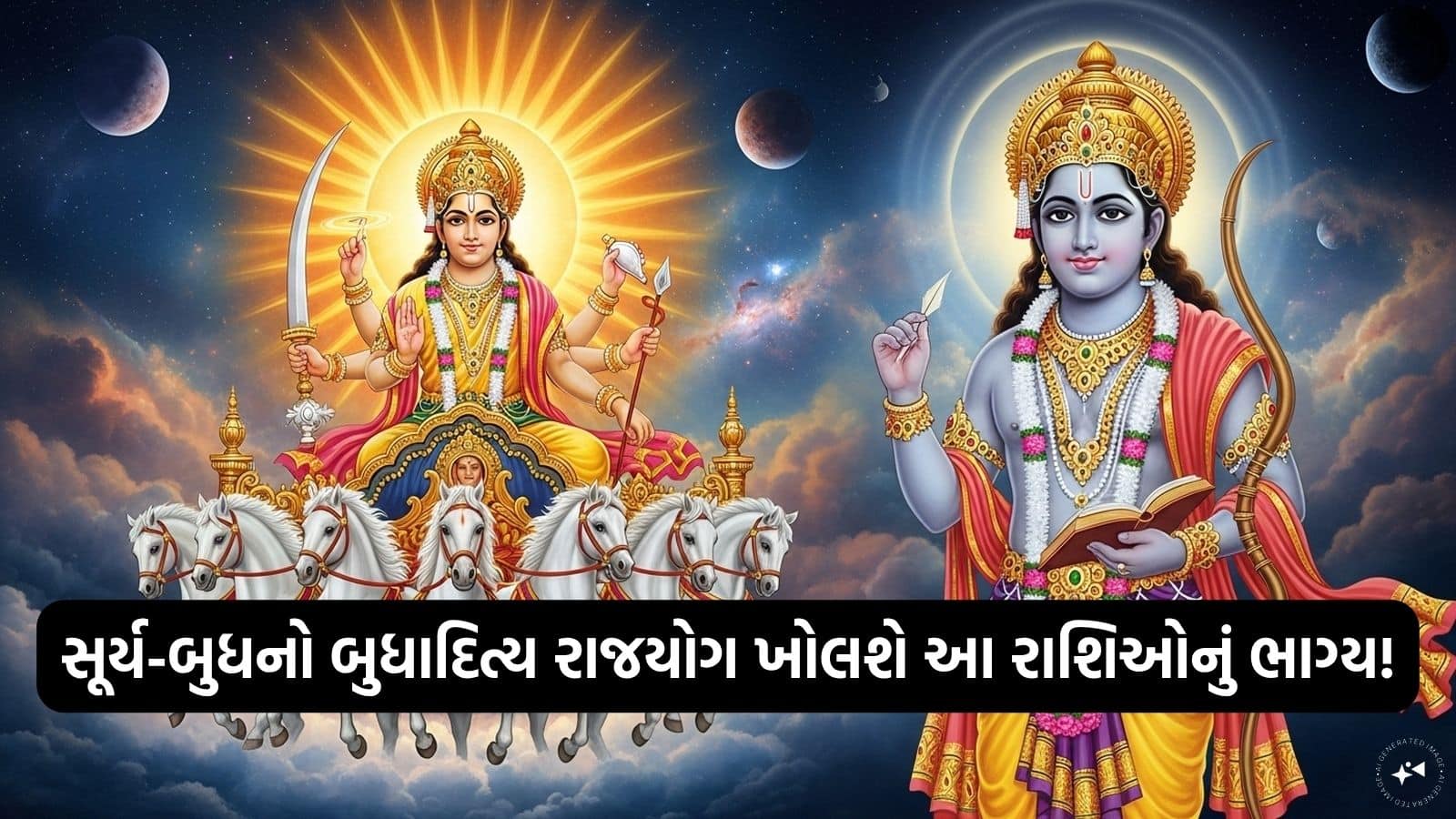 Budhaditya Rajyog: સૂર્ય-બુધ બનાવશે અતિશુભ 'બુધાદિત્ય રાજયોગ', આ રાશિઓને કરાવશે બંપર લાભ; પાછું મળશે અટકેલું ધન